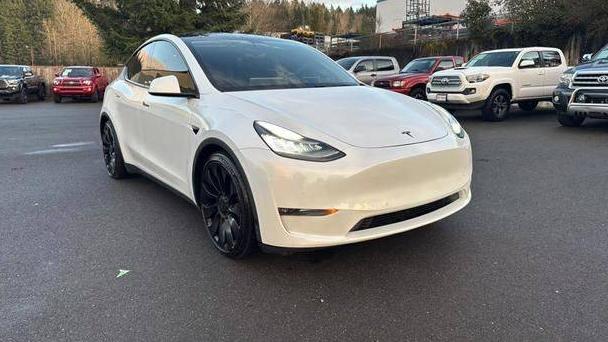 TESLA MODEL Y 2020 5YJYGDEF7LF022229 image